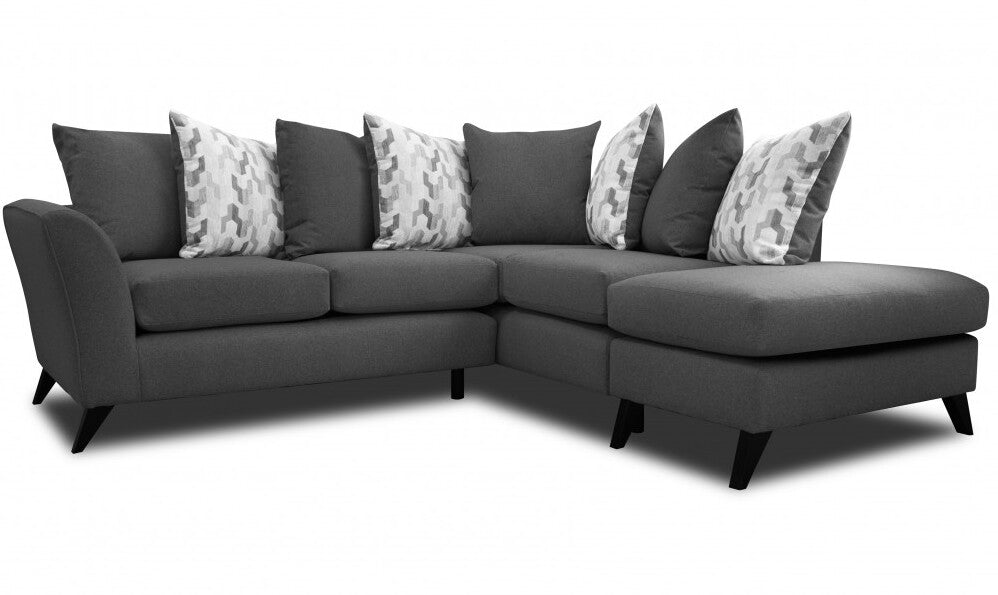 Gray comfy online sectional