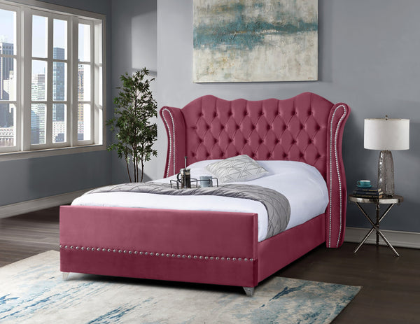 Rowan Plush Velvet Bed Frame