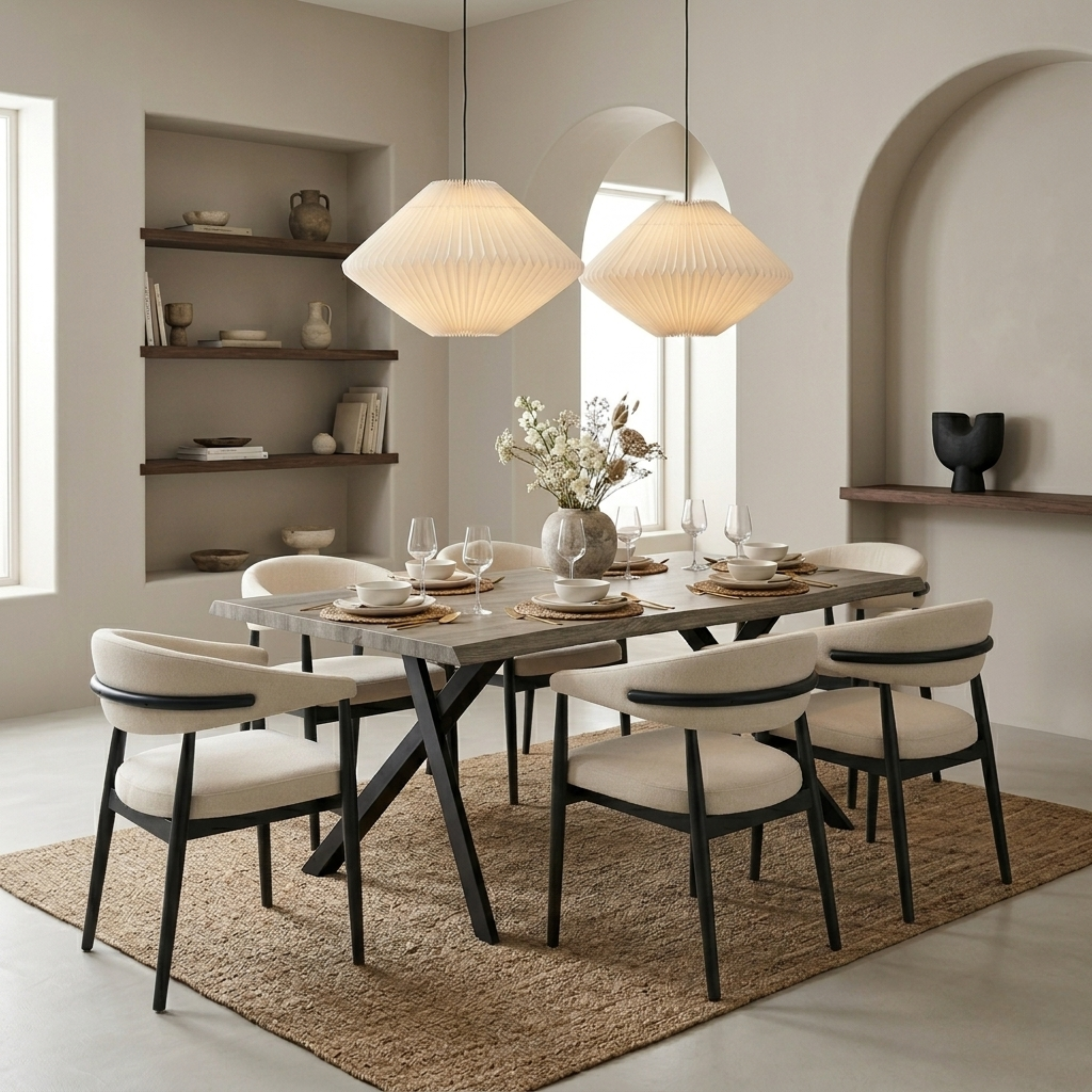 Navek Curved Dining Table
