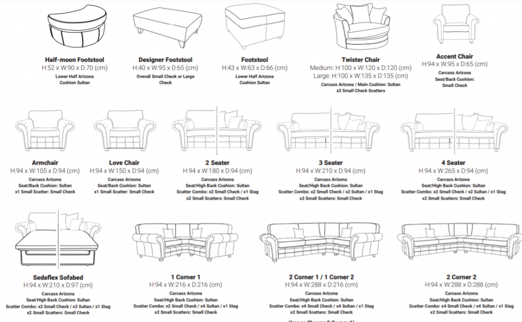 Spencer Sofa Sets - Oat Collection