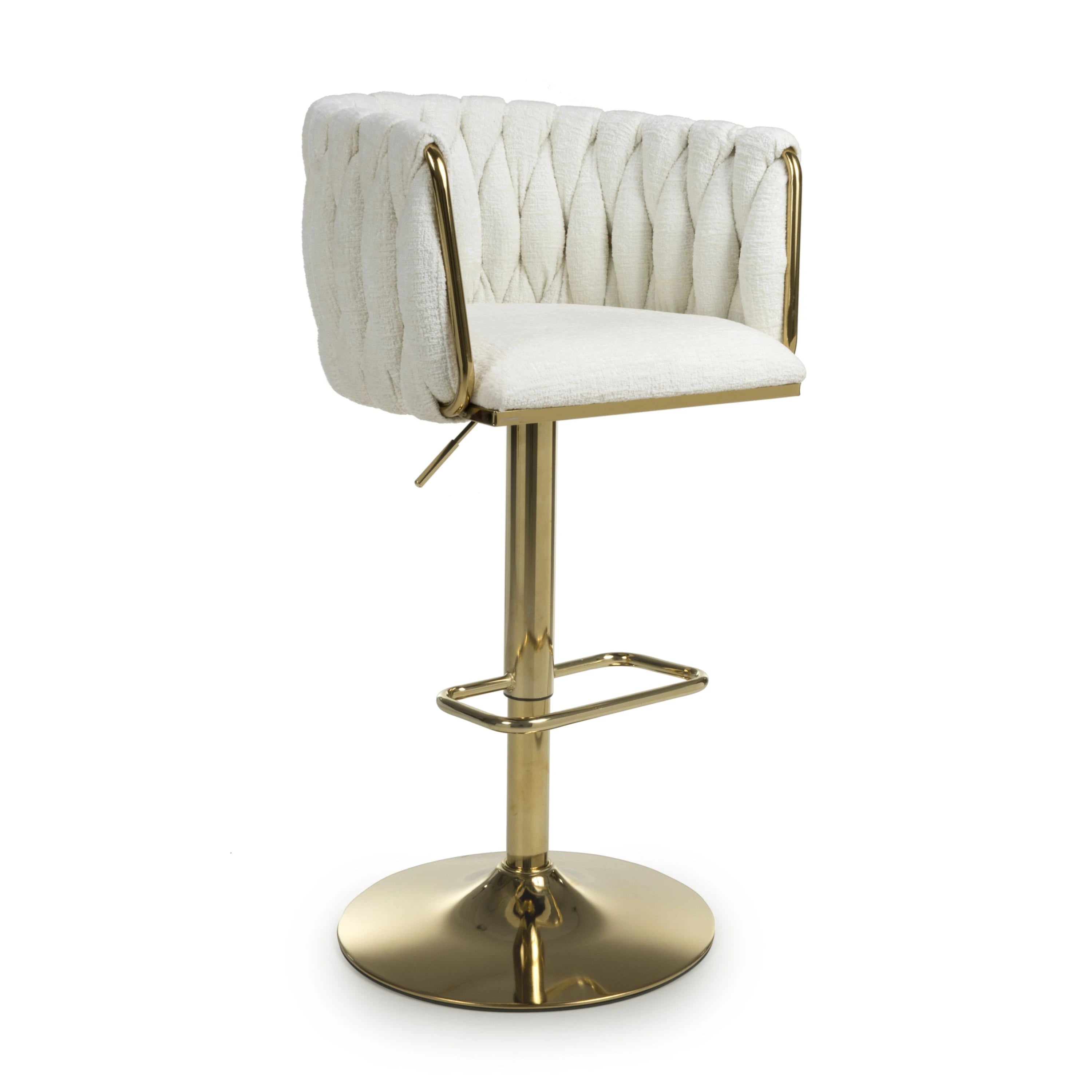 Bellaire Linen Effect Bar Stool