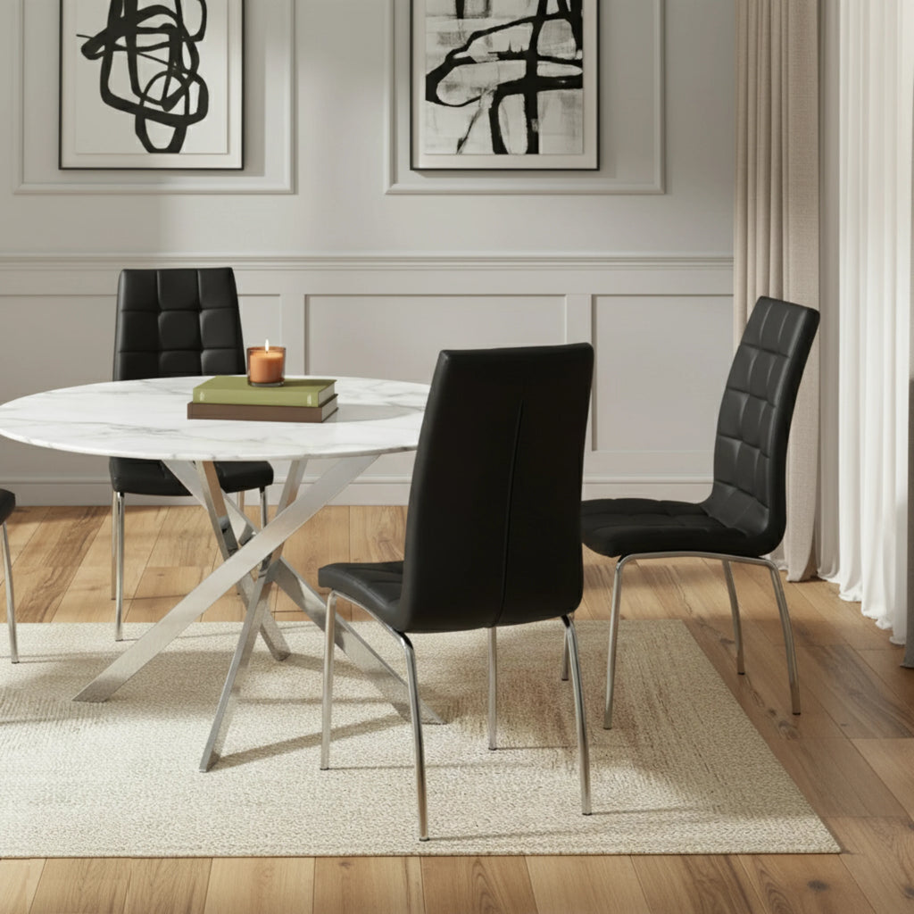 Jamie Chrome Dining Chair