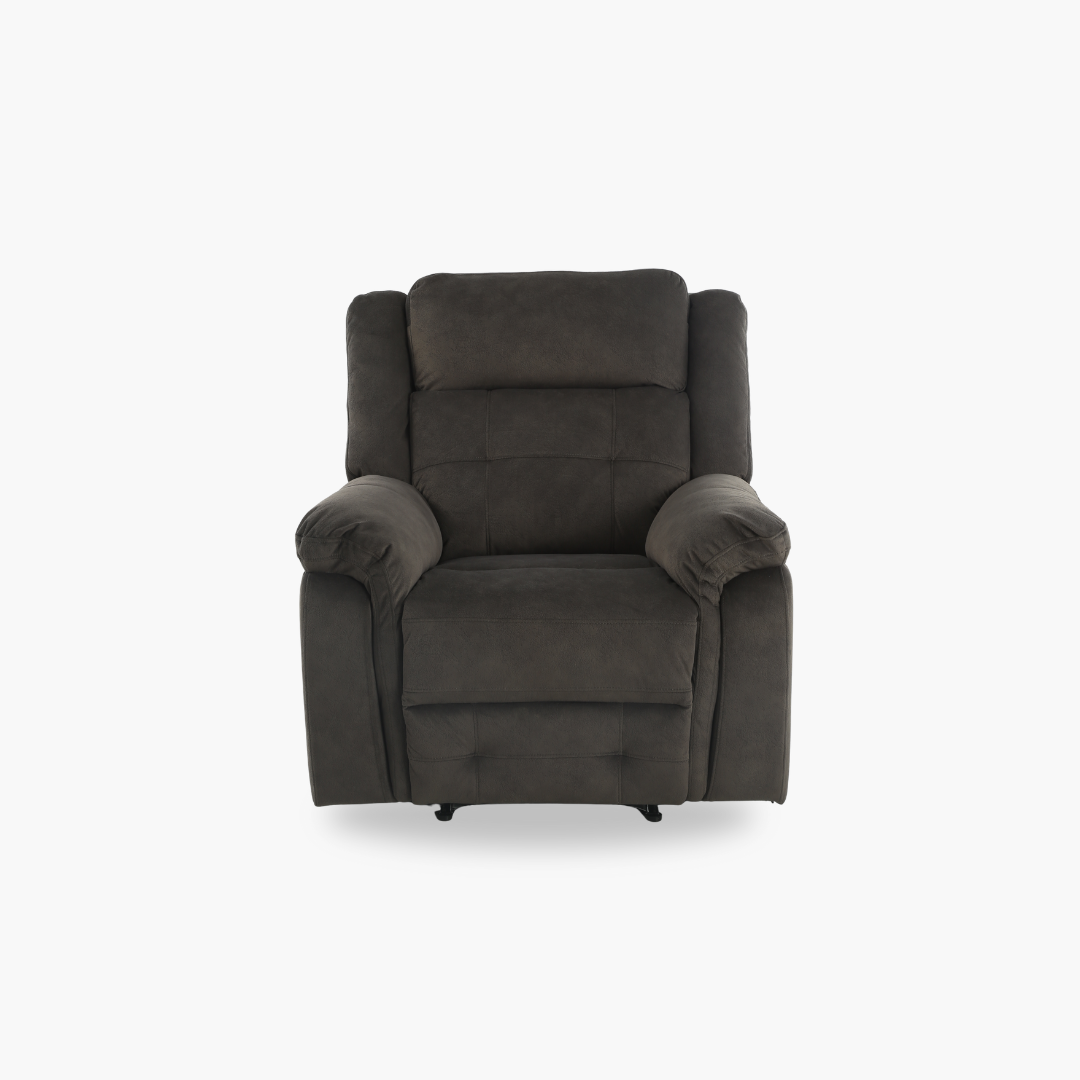 Angela Black Recliner Sofa