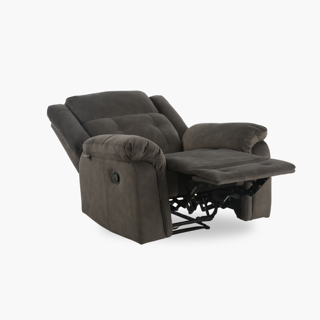 Angela Black Recliner Sofa