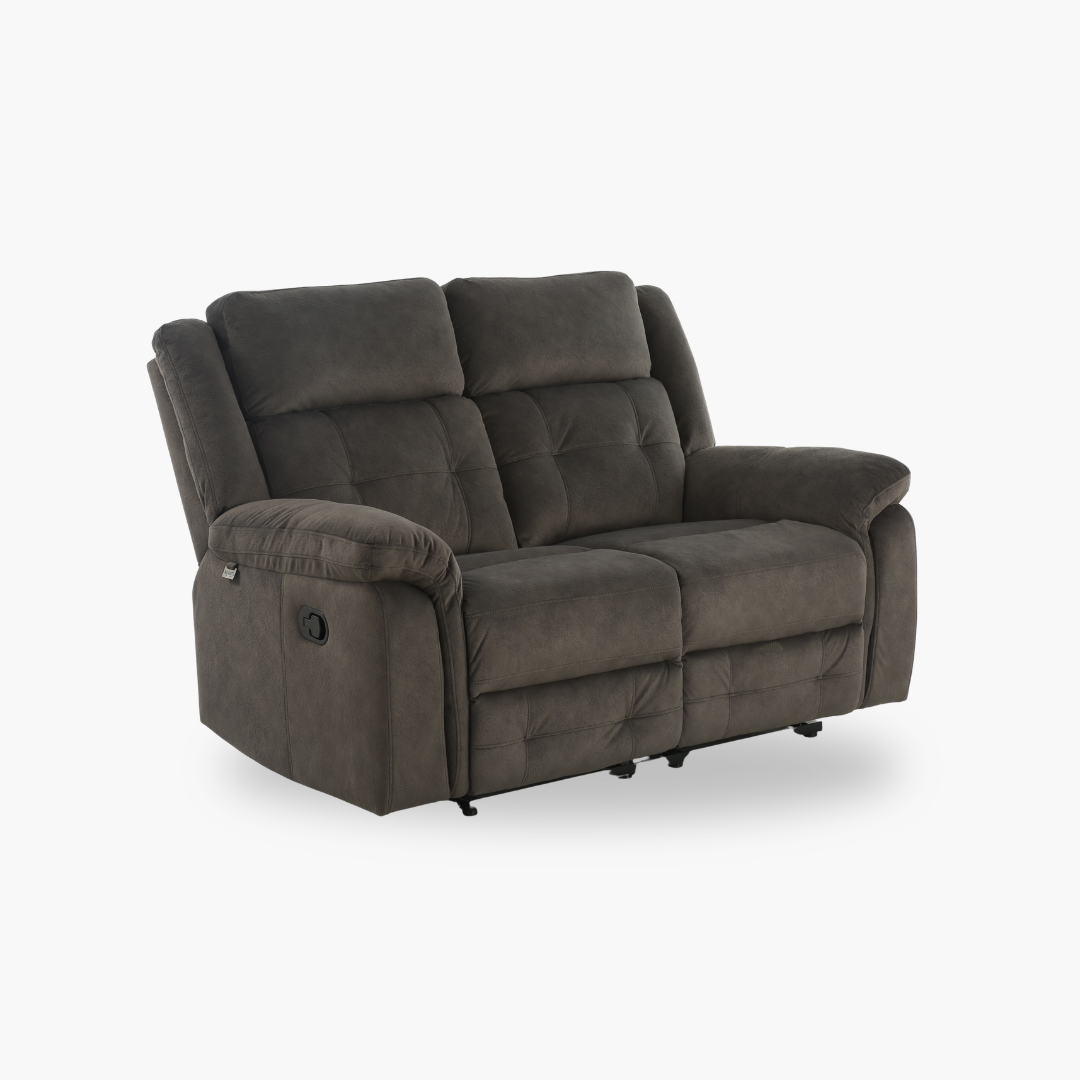 Angela Black Recliner Sofa