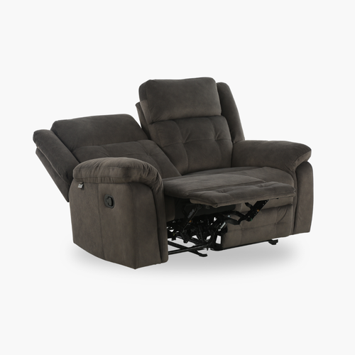 Angela 2 Seater Black Sofa