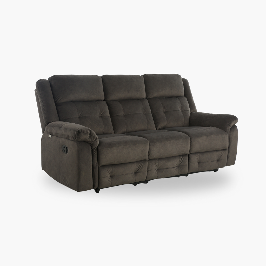 Angela 3+2 Seater Black Deal