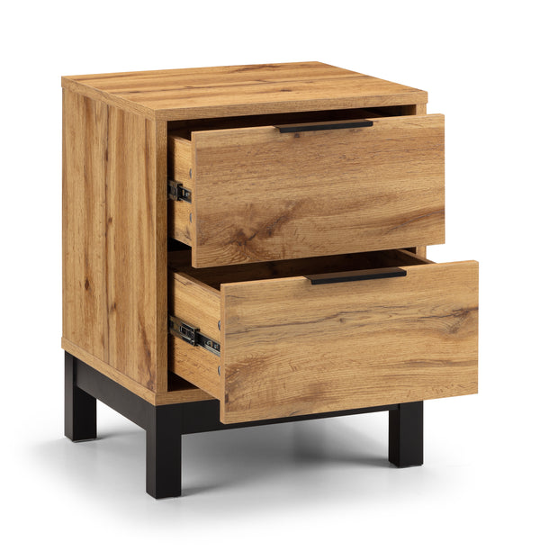Delhi 2 Drawer Bedside Chest