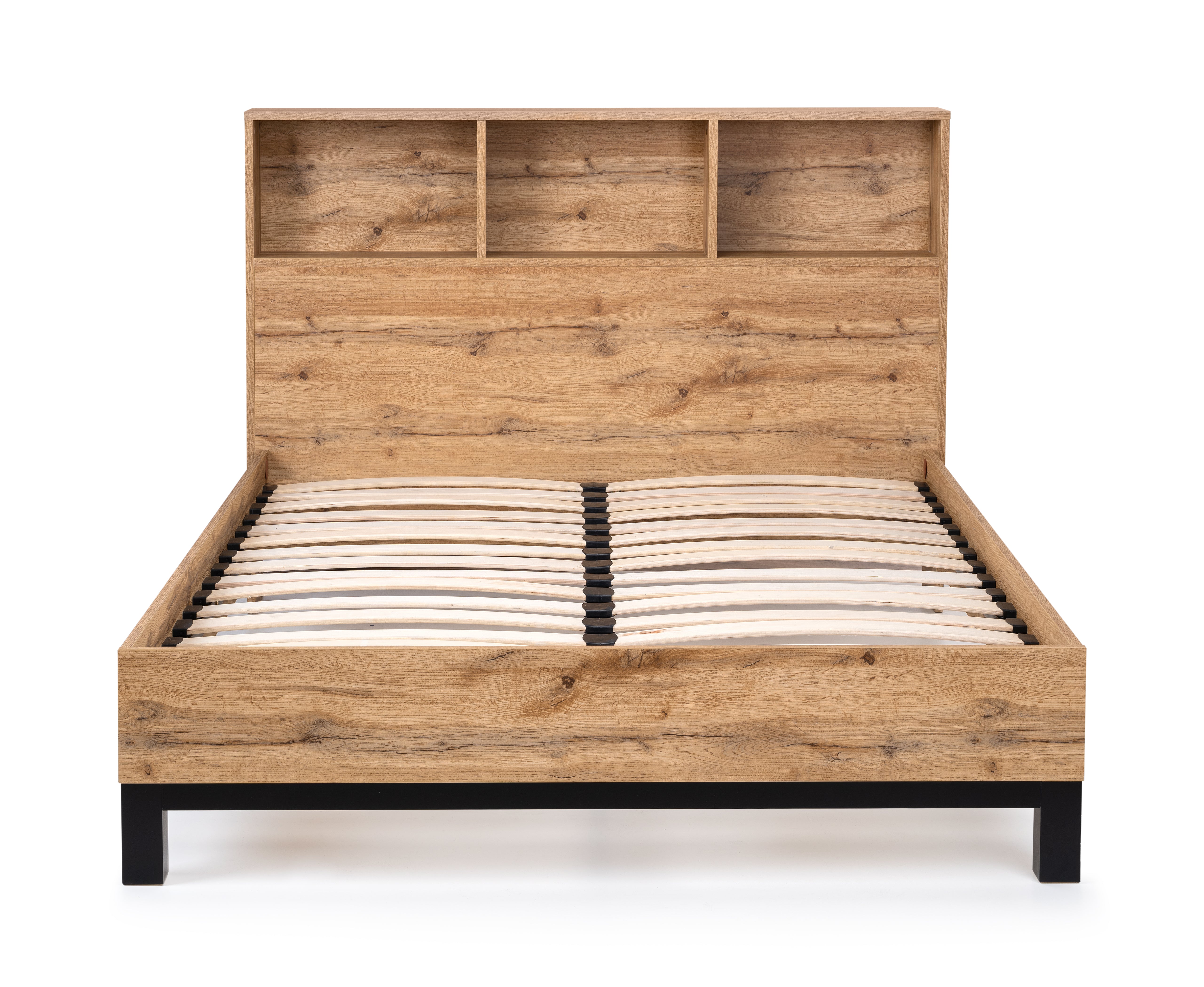 Delhi Bookcase Headboard Single Bed 135cm