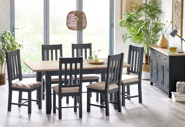 Bowen Extending Dining Table - With 6 Chairs