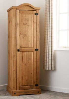 Charlie Pine Wood Wardrobe