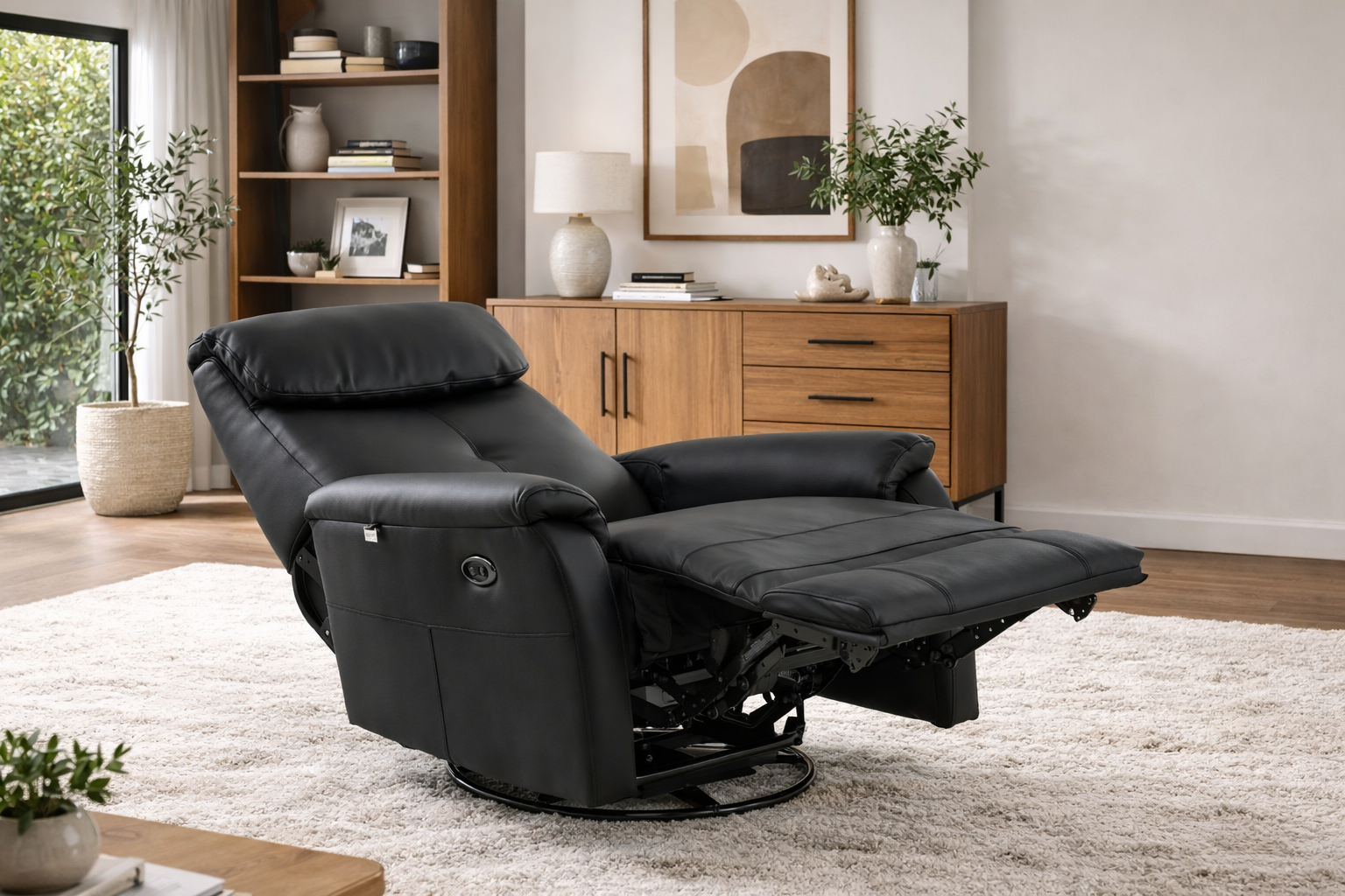 Gianni Leather Power Recliner Armchair