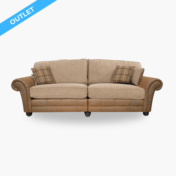 Cottage 3 Seater Oatmeal Sofa