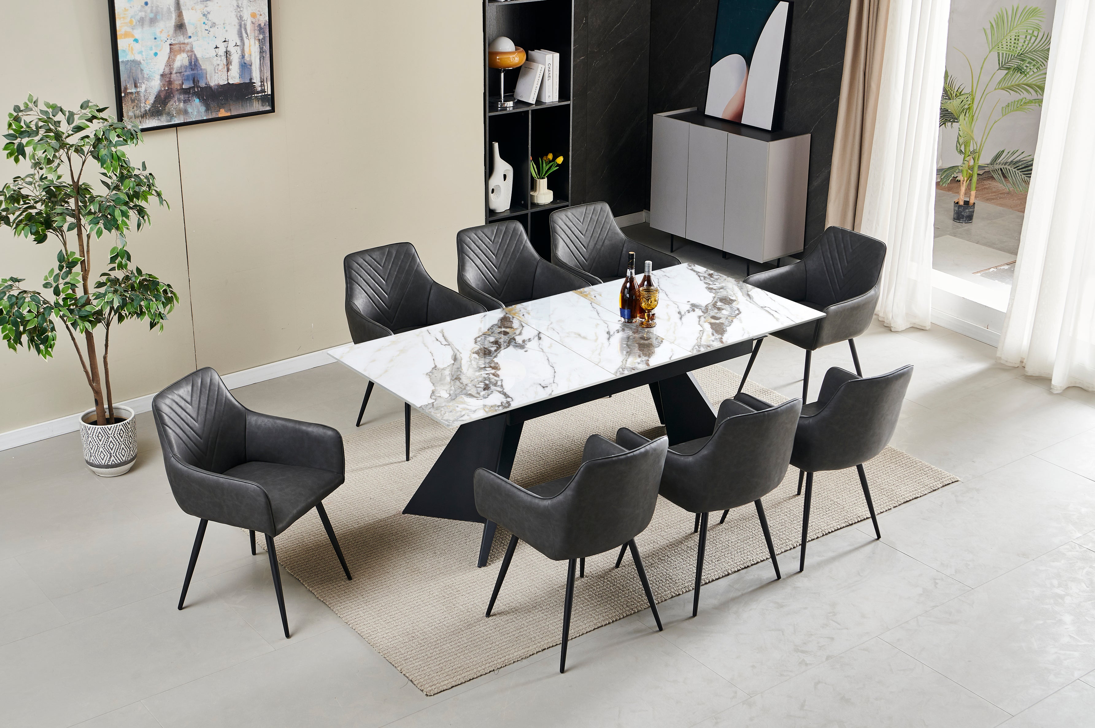 Patrick Ceramic Extending Table