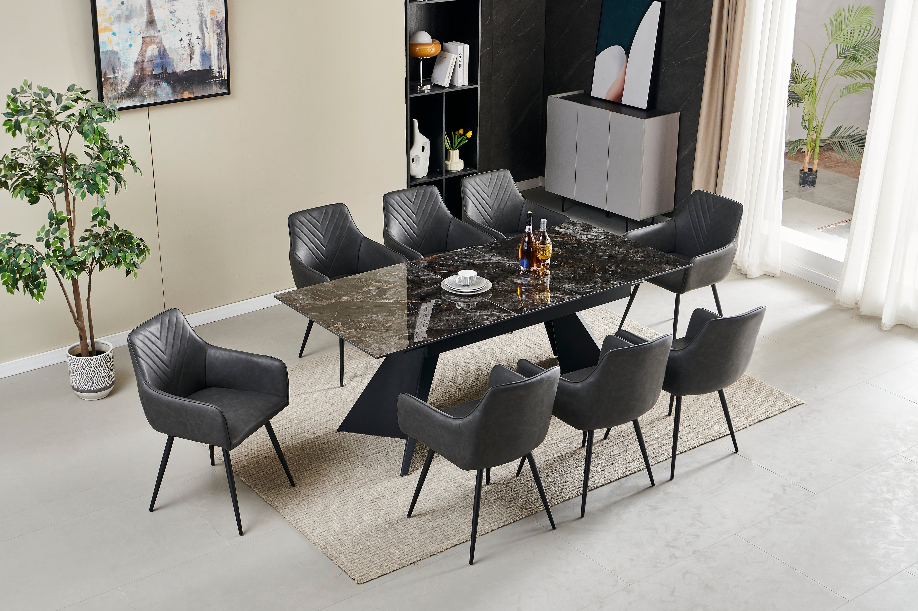 Patrick Ceramic Extending Table