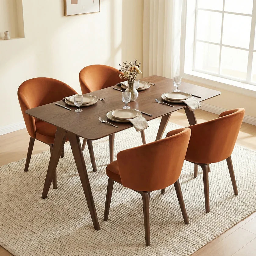 Elena Walnut Dining Table
