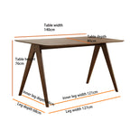 Elena Walnut Dining Table
