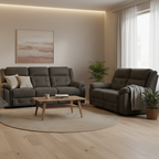 Angela 3+2 Seater Black Deal
