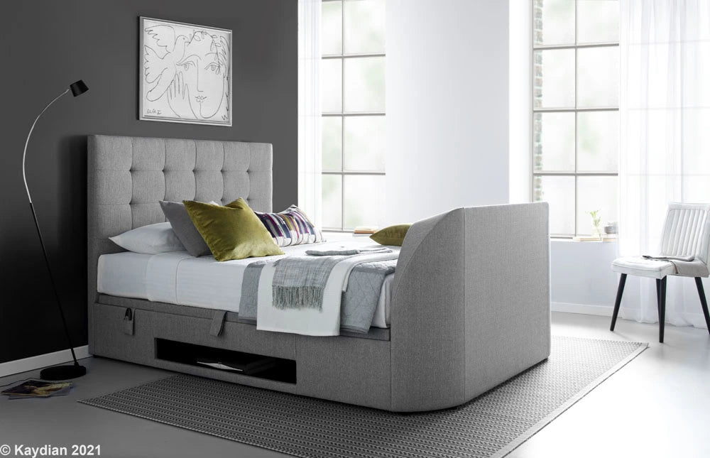 Barnard TV Storage Bed - Assisted lift system