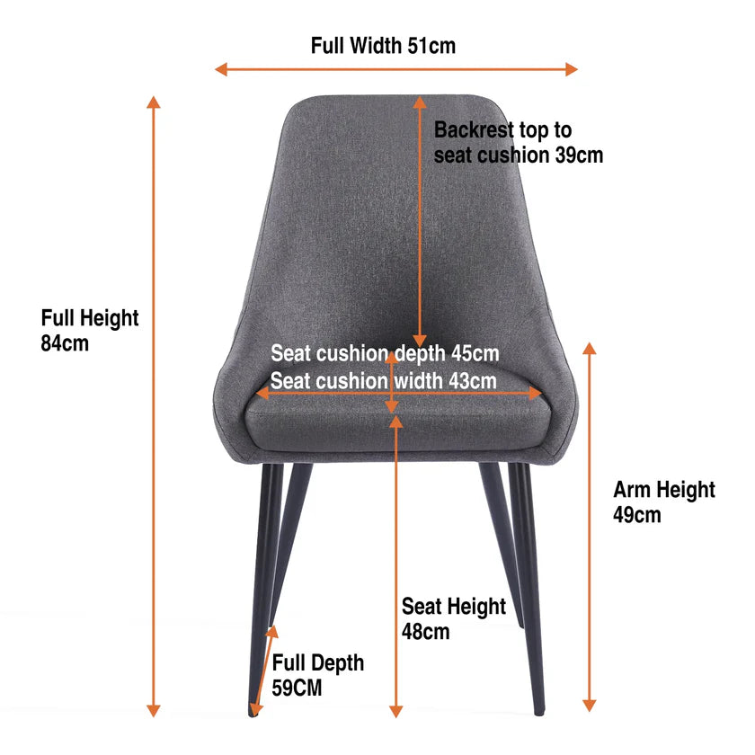 Immi Dark Grey Dining Chair