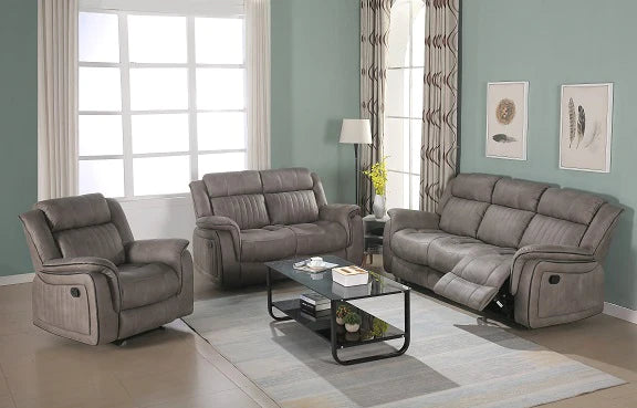 Fusion Recliner Leather 3 Seater Sofa