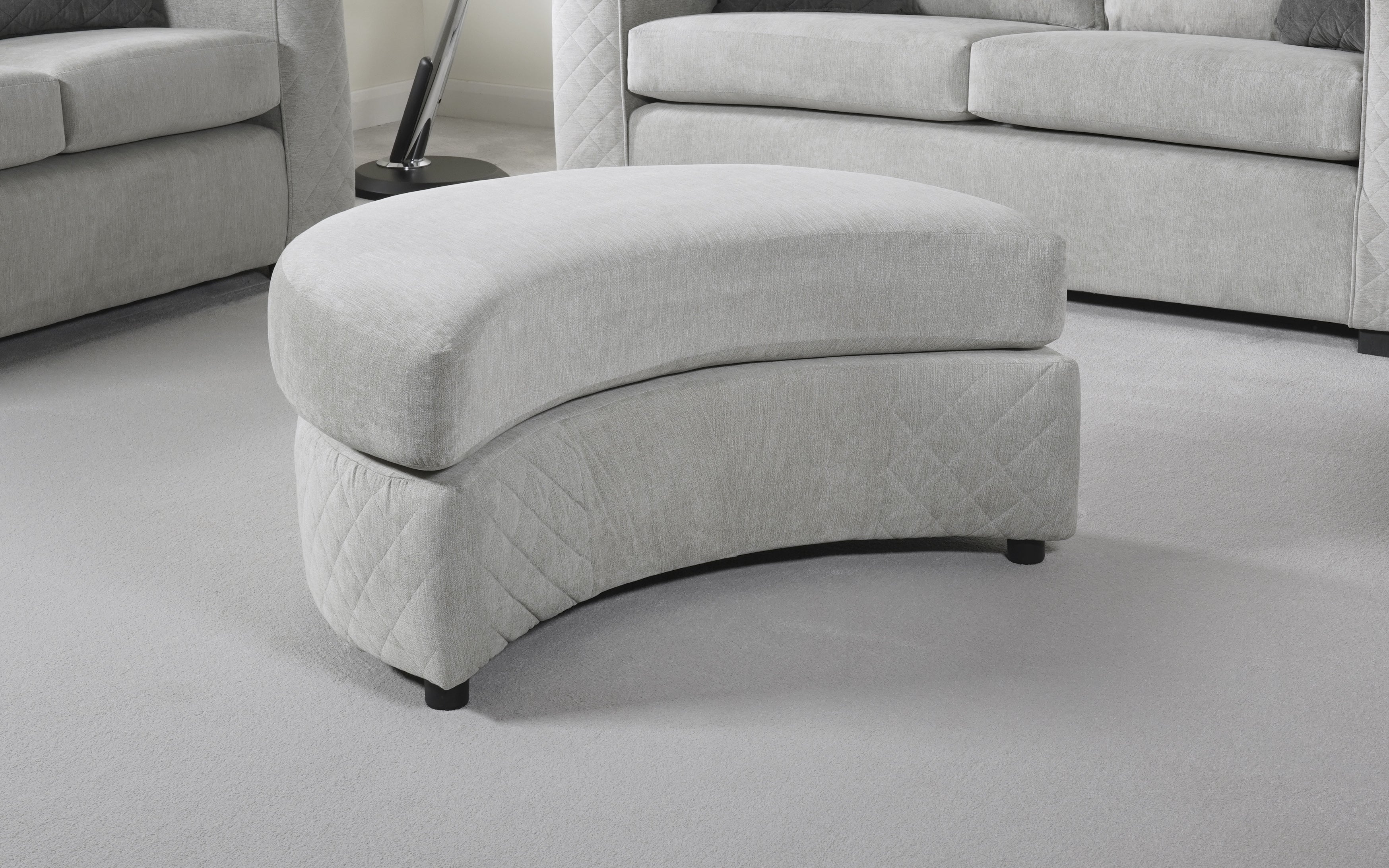 Halfmoon Footstool