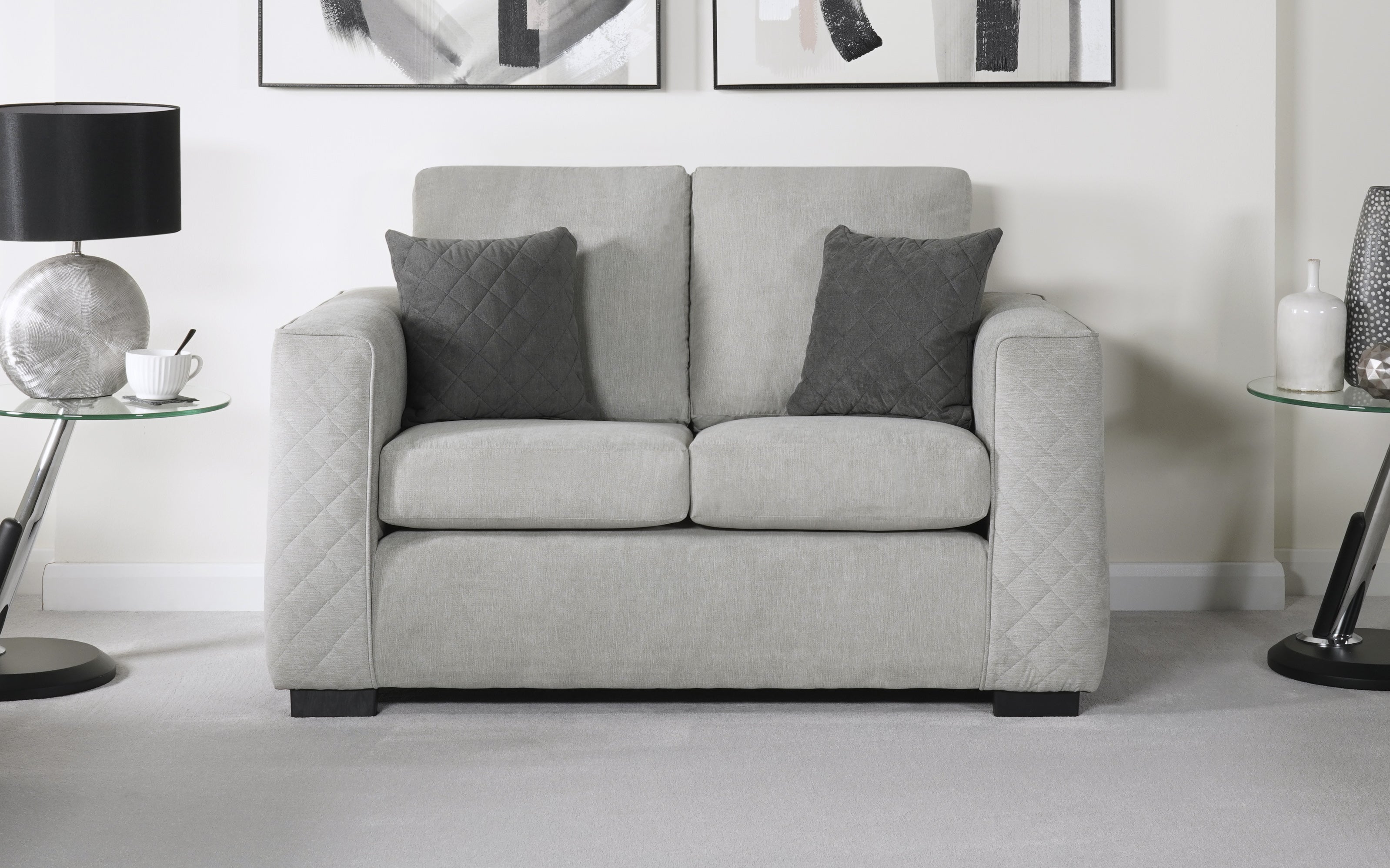 Quilted 2 Seater Sofa