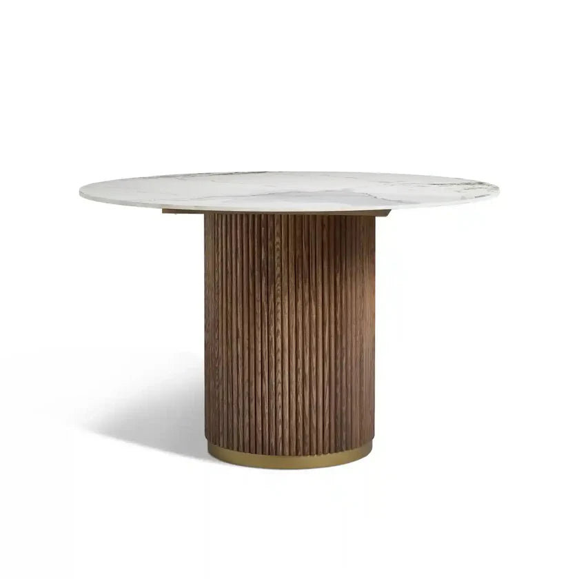 Mario White Ceramic Dining Table