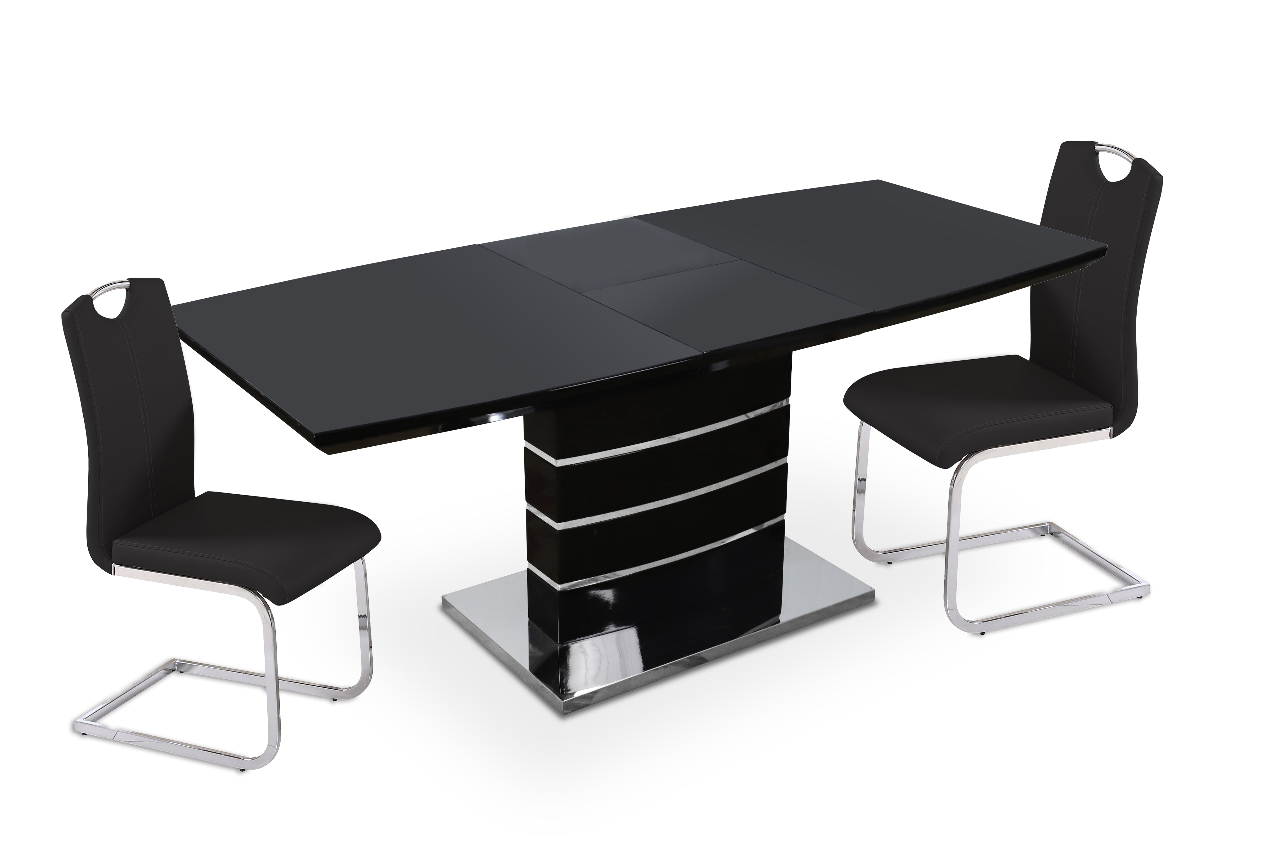 Metalica Extending Dining Tables - Dining Room Furniture