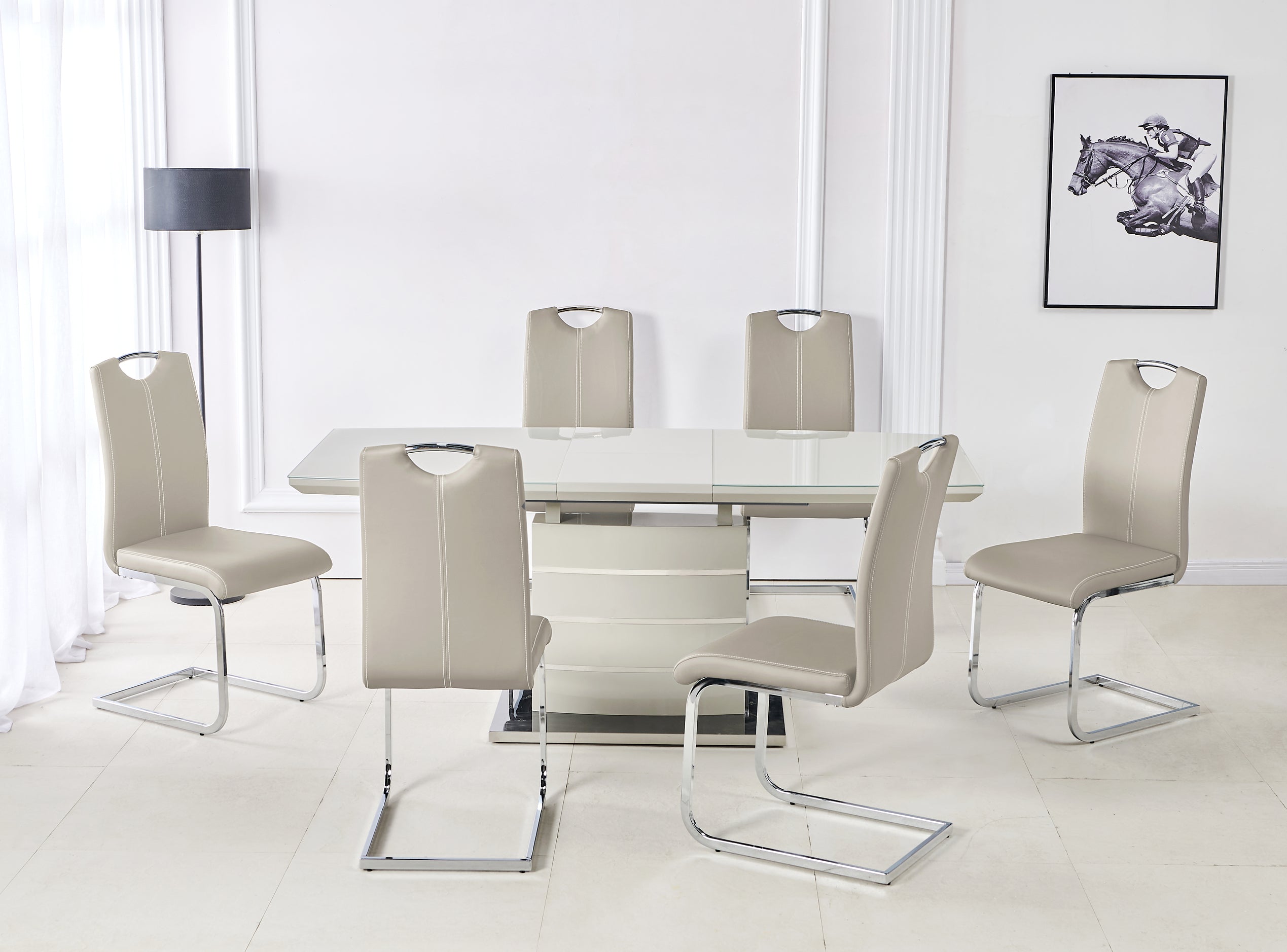 Metalica Extending Dining Tables - Dining Room Furniture