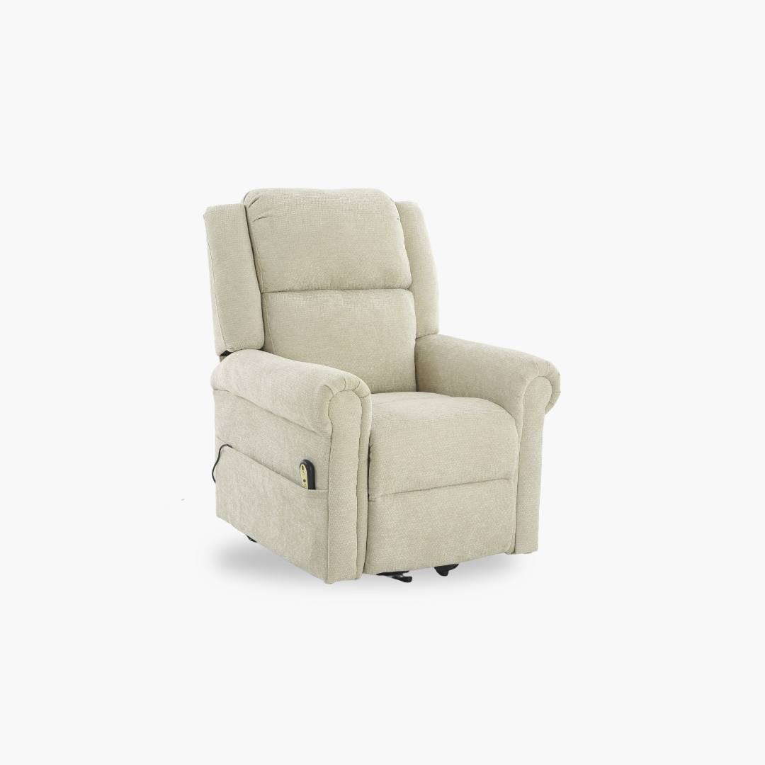 Morgan Cream Rise & Recline Armchair