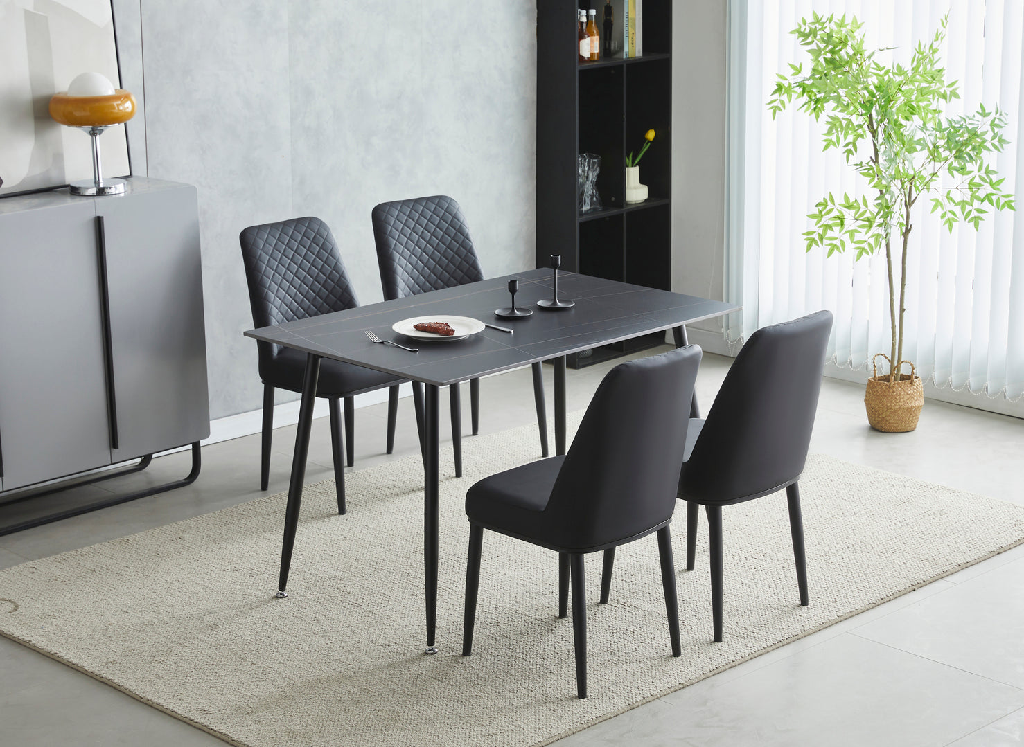 Cambridge 1.2m Dining Table with 4 Chairs