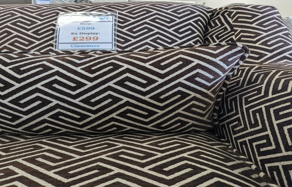 Greek key accent chair sale