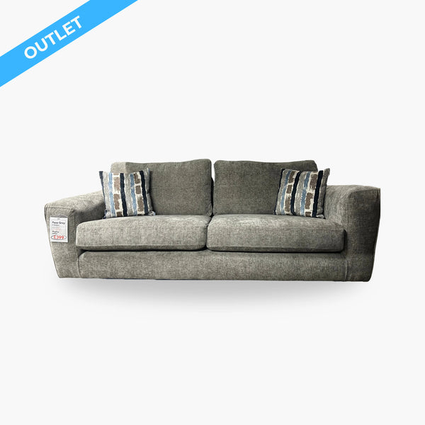 Paso Grey 3 Seater Sofa