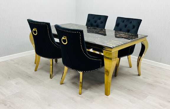 Sonora Marble Dining Table - Choice of Colors and Sizes