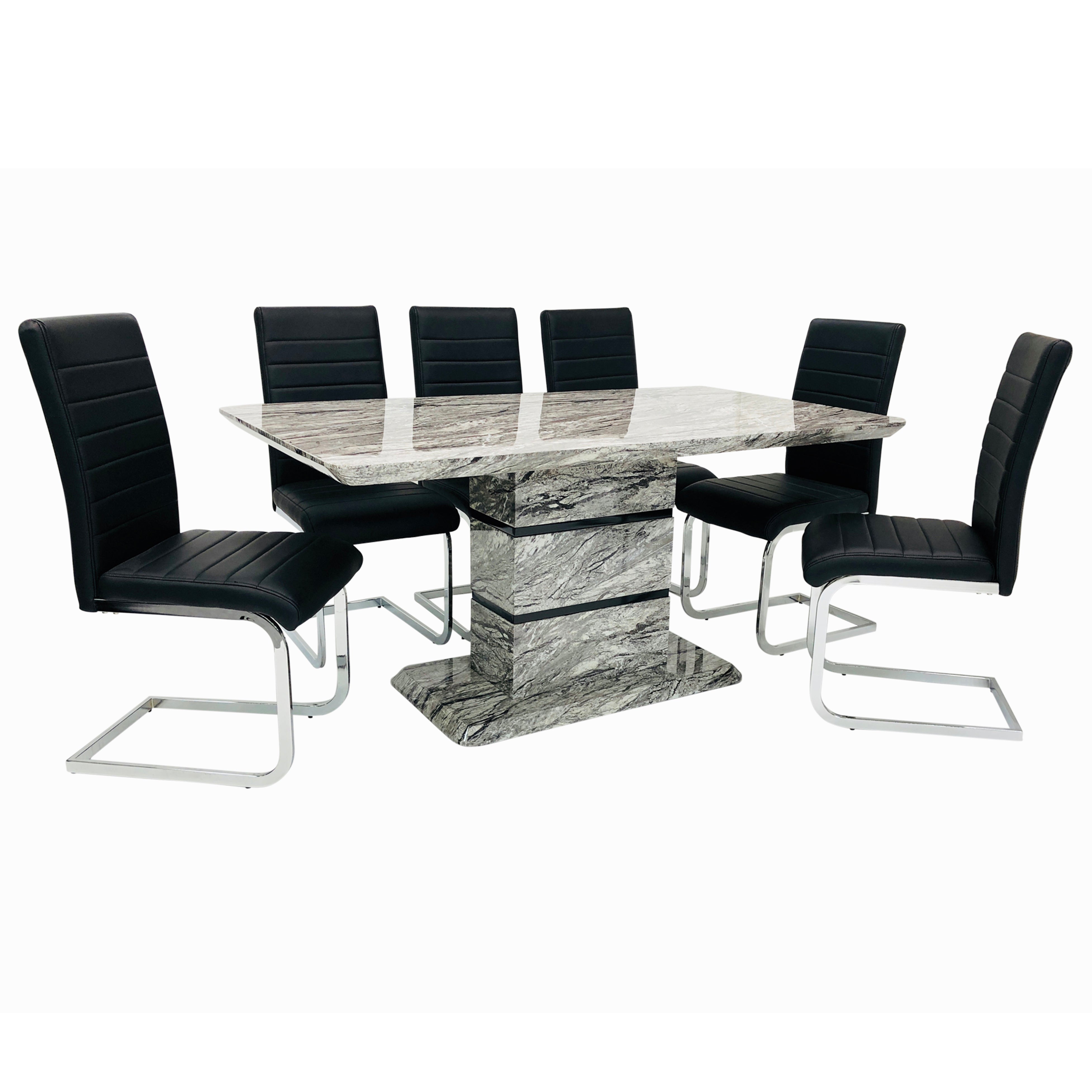 Metalica Extending Dining Tables - Dining Room Furniture