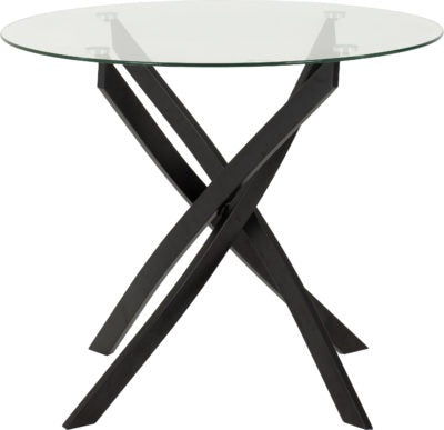 Spencer Round Glass Top Dining Table