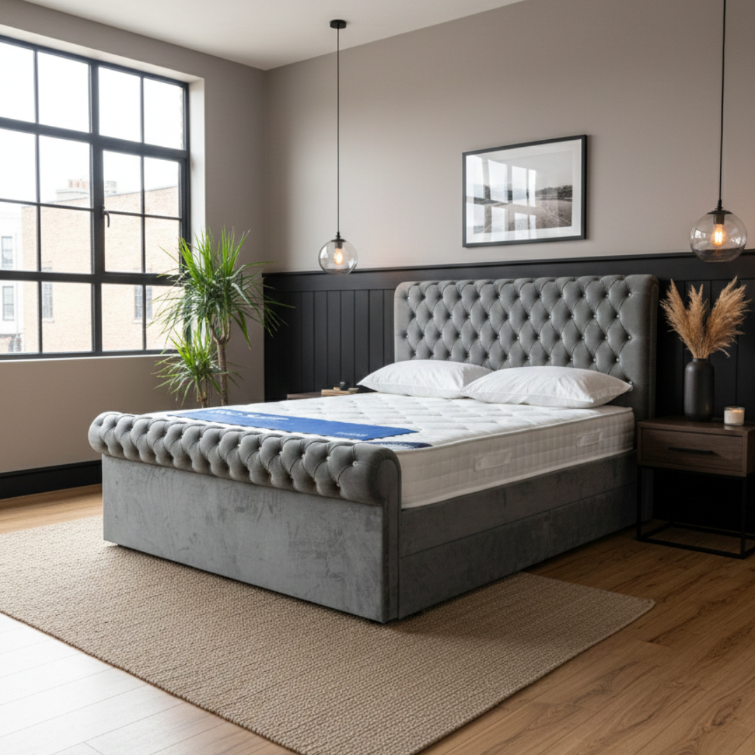 Sleigh Bed Frame