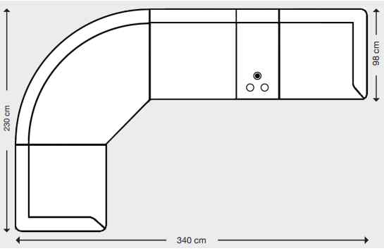 Media Electric Recliner Corner Sofa