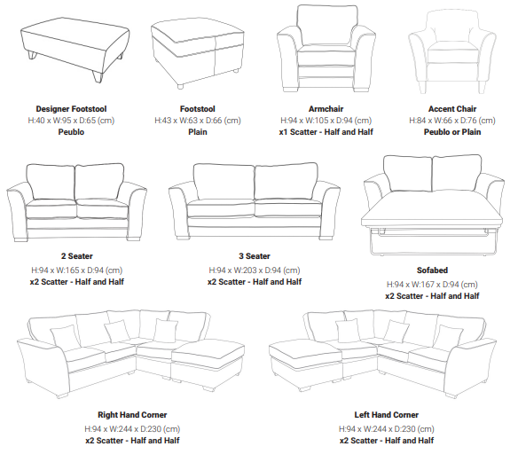 Albany 3 Seater Sofa