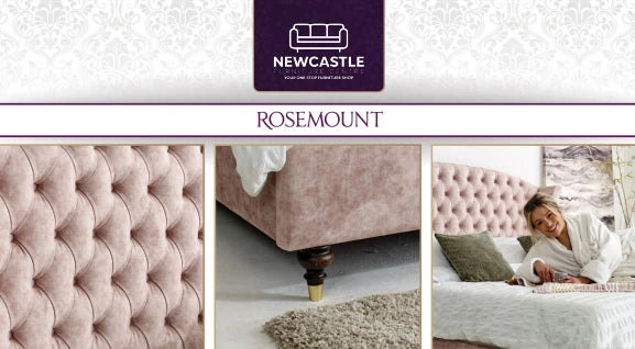 Rosemount Bed Frame Collection-Sand Fabric