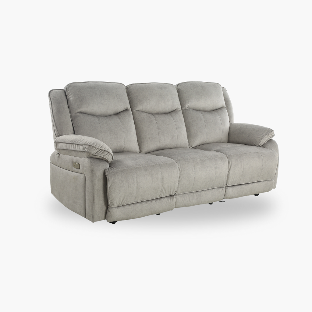 Sloane Grey Recliner Sofa
