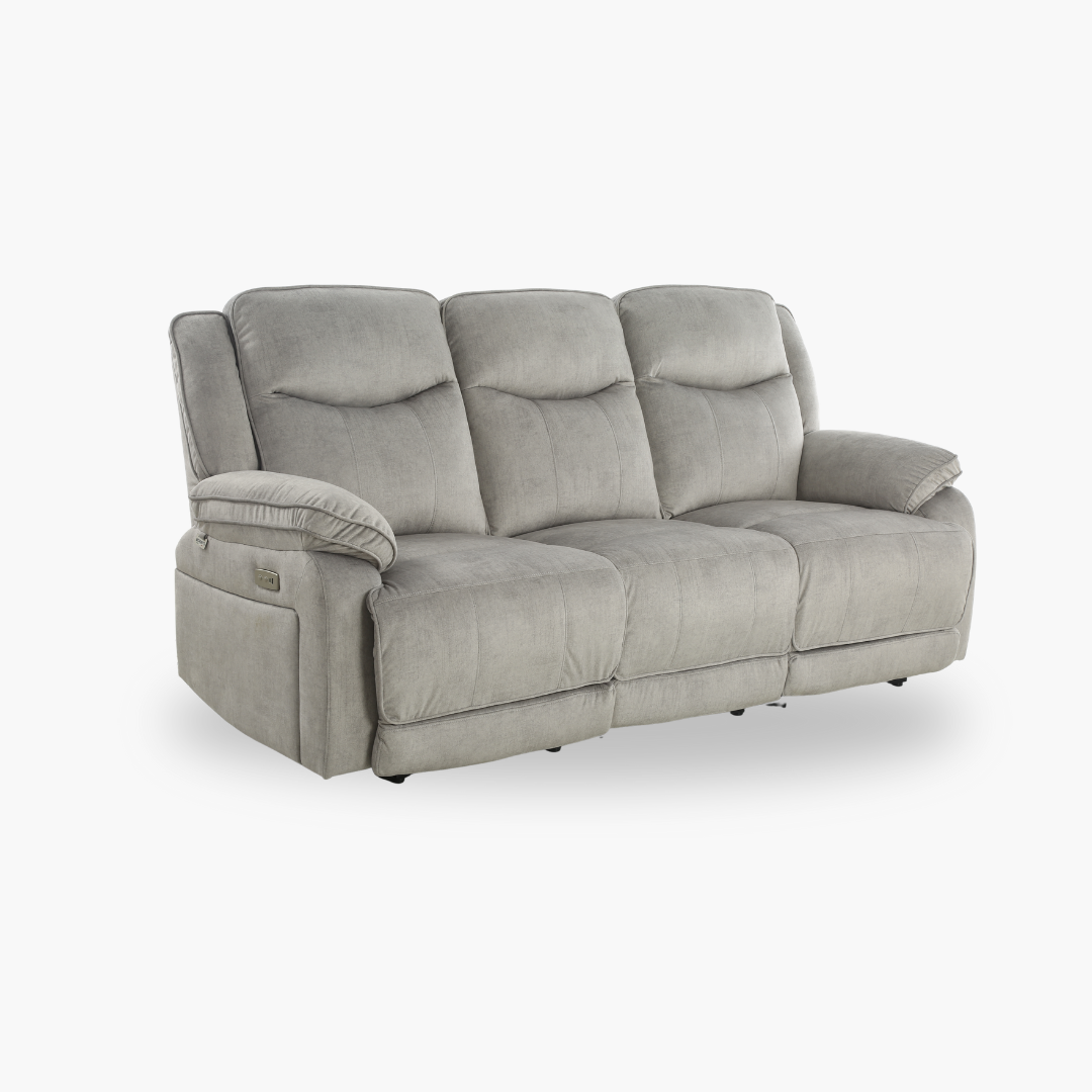 Sloane Grey Recliner Sofa