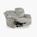 Sloane Grey Recliner Sofa
