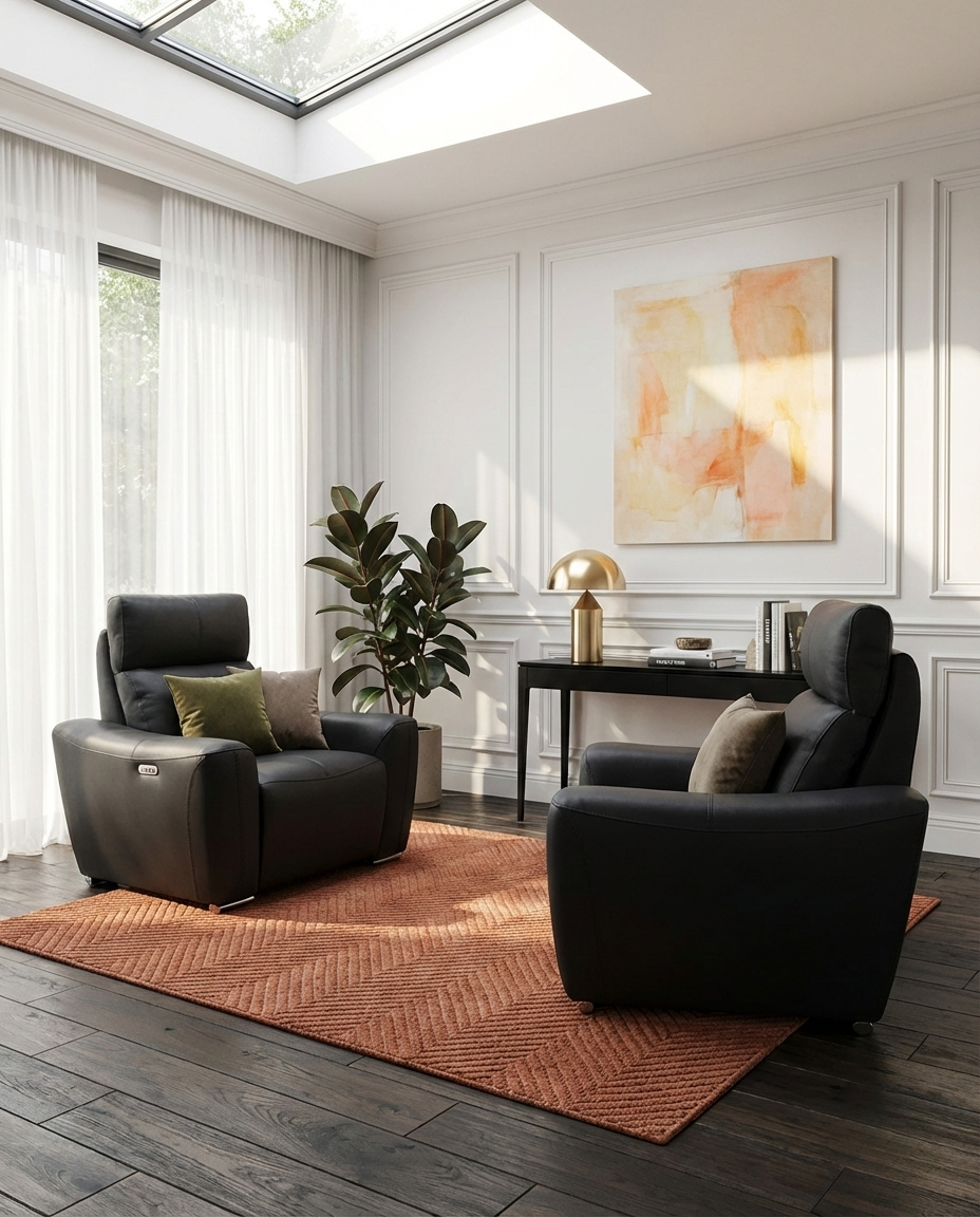 Gallia Leather Recliner Armchair