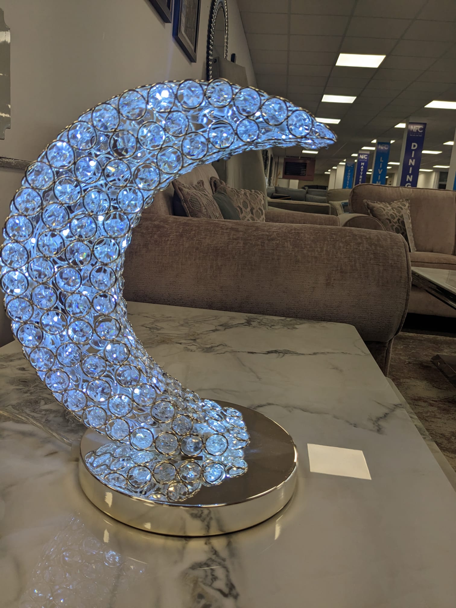 LED Crescent Moon Lamp - Table Lamp