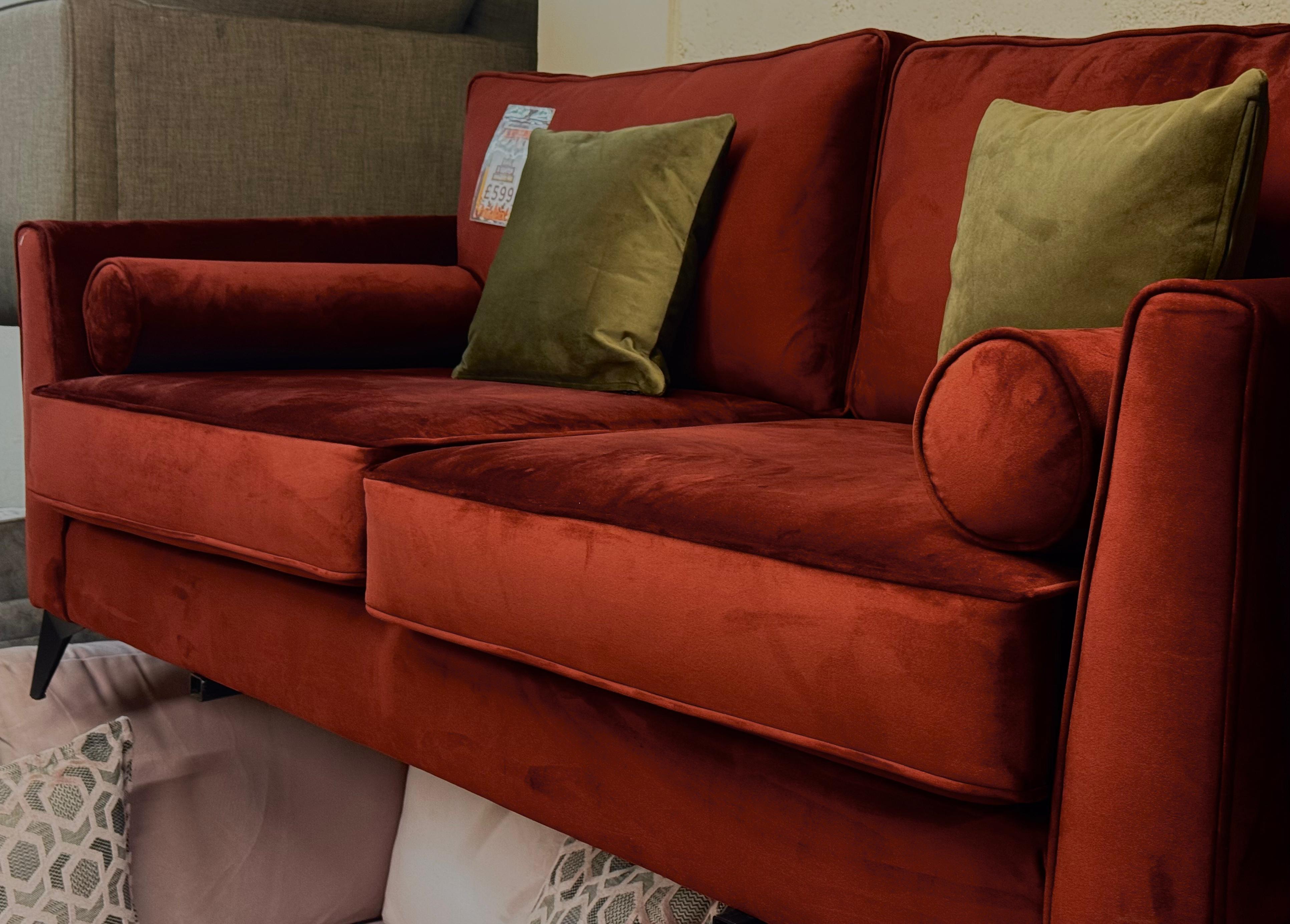 Wine 4 Seater Sofa - Clearance