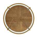 Amber Glass Coffee Table