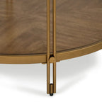 Amber Glass Coffee Table