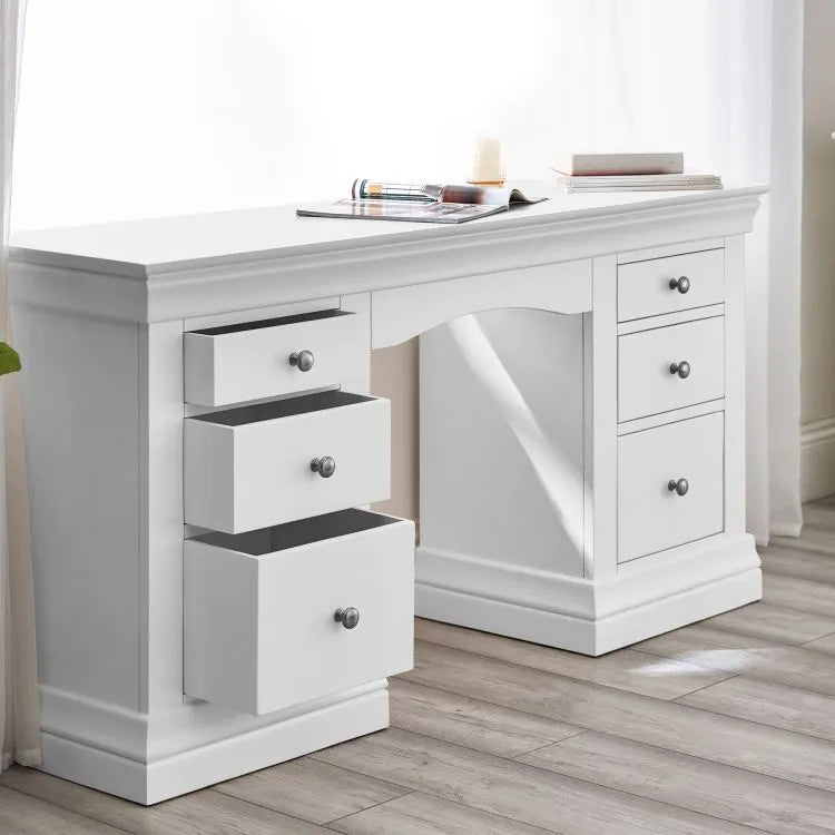 Clermont Dressing Table - Surf White